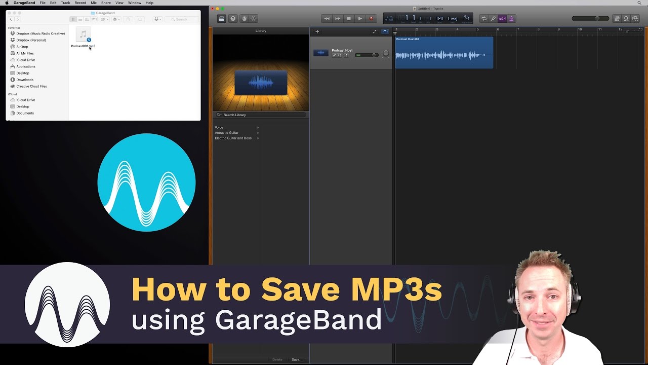 how to export garageband to mp3 on ipad